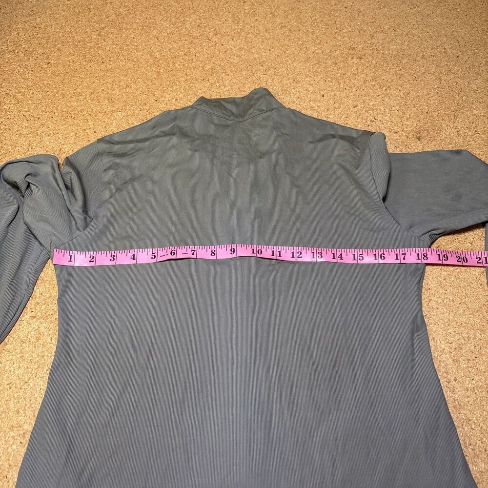 Carve Designs Lake Sunshirt Size M Women Gray Full Zip Stand Collar Pocket F2 - Picture 5 of 6